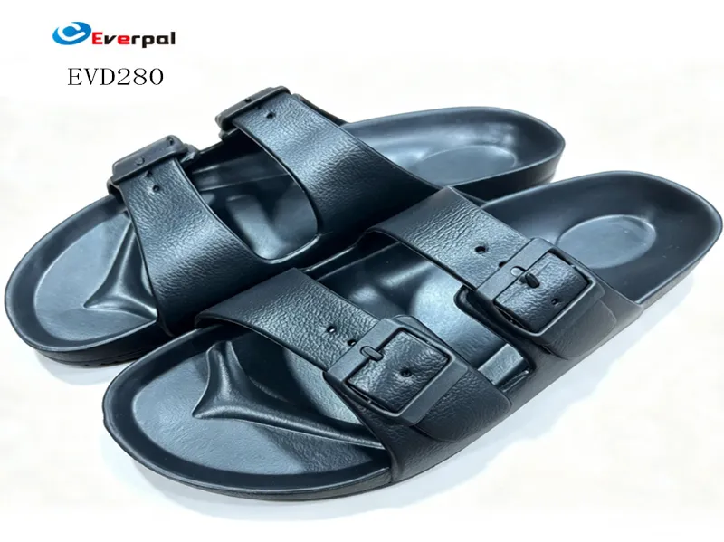Unisex reguliuojami dviguba sagtis EVA Slide sandalai